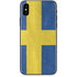 Sweden Flag Distressed iPhone X Skin